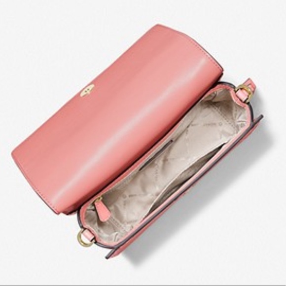 MICHAEL KORS MERCER SM CLUTCH XBODY GRAPEFRUIT - Picture 3 of 3